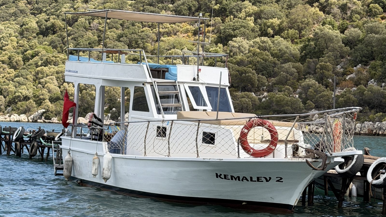 Üçağız pier at Kekova